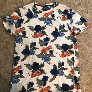 Hollister Floral Tiger Shirt